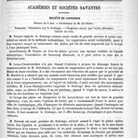 0725 - Page 721 - Revue des journaux. Emploi de la noix vomique dans la débilité cardiaque (The therap. Gaz., 15 avril 1889) / Académies et sociétés savantes. Société de chirurgie. Séance du 8 mai