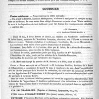 0740 - Page 736 - Formulaire. Solution contre la kératite infectieuse. - Galezowki / Courrier / Cours à l'école pratique de la Faculté