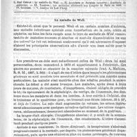 0813 - Page 809 - Comité de rédaction / Sommaire / La maladie de Weil