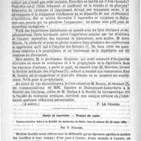 0840 - Page 836 - La diphthérie (nature, prophylaxie, traitement) (A suivre) [P. Le Gendre] / Coeur et carotide. - Temps du coeur. Communication faite à la Société de médecine de Paris, dans la séance du 23 mars 1889, par P. Duroziez
