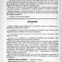 0848 - Page 844 - Académies et sociétés savantes. Société de chirurgie. Séance du 29 mai / Courrier. Concours du bureau central (chirurgie) / Inspectorat des eaux minérales