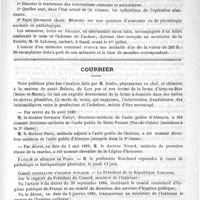 0883 - Page 879 - Informations médicales / Courrier / Faculté de médecine de Paris / Comité consultatif d'hygiène publique