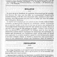 0885 - Page 881 - Comité de rédaction / Sommaire / Bulletin / Feuilleton. Causerie