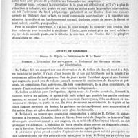 0905 - Page 901 - Académies et sociétés savantes. Académie des sciences / Société de chirurgie. Séance du 12 juin