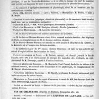 0920 - Page 916 - Courrier. Faculté de médecine de Paris / Concours d'agrégation (physique, chimie et pharmacie) / Faculté de médecine de Nancy / Ecole de médecine de Besançon / Faculté des sciences de Grenoble / Nécrologie [Lesh (de Saint Pétersbourg) / Lippert (de Nice)] / Société de médecine de Paris