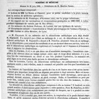 0954 - Page 950 - Revue des journaux. L'éphédrine et la pseudo-éphédrine. - Nouveaux mydriatiques par M. A. de Vriese (Annales d'oculistique, mars, avril 1889) / Académies et sociétés savantes. Académie de médecine. Séance du 25 juin 1889
