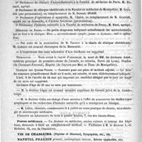 0956 - Page 952 - Courrier / Nécrologie [Astié / Favre (de Lyon) / Pradier (de Clermont-Ferrand) / Riquier (de Cayeux-sur-Mer) / Thau (de Montpellier)] / Clinique des Quinze-Vingts