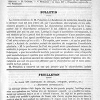 0957 - Page 953 - Comité de rédaction / Sommaire / Bulletin / Feuilleton. La classe XIV (instruments de chirurgie, orthopédie, prothèse, etc.) à l'exposition universelle