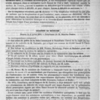 0025 - Page 21 - Académies et sociétés savantes. Académie des sciences / Académie de médecine. Séance du 2 juillet 1889
