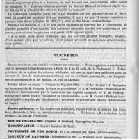 0040 - Page 36 - Informations médicales. Allemagne (Berlin. Klin. Wochens., 1889, 25) / Courrier. Association française pour l'avancement des sciences / Société médico-pratique / Postes médicaux