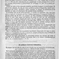 0049 - Page 45 - Bibliothèque. Traité des maladies du coeur, étiologie et clinique, par le professeur G. Sée. - Lecrosnier et Babé, 1889 / De quelques nouvelles médications. Traitement des maladies du coeur et des poumons par les inhalations de chloroforme, par le docteur Rosenbach. (Journal de méd.. de Paris)