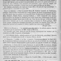 0076 - Page 72 - Courrier. Statistique de l'Institut Pasteur / École de médecine / Hôpitaux de Bordeaux / Nécrologie [Décujis (d'Antony) / Dujardin (d'Armentières) / Pichard (de Rémalard) / Rambaud (de Saint-Vivien) / Reibel / Bonnefoy / Riquier / Delstanche (de Bruxelles)] / Société de médecine de Paris