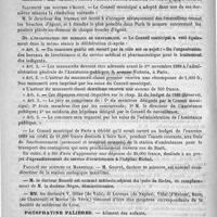 0100 - Page 96 - Courrier / Concours du clinicat chirurgical et obstétrical / Salubrité des bouches d'égout / De l'organisation des bureaux de bienfaisance / Faculté des sciences de Marseille