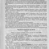 0133 - Page 129 - Académies et sociétés savantes. Académie des sciences. Séance du 23 juillet 1889 / Faculté de médecine de Paris. Thèses de doctorat soutenus pendant le mois de juillet 1889
