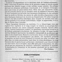 0154 - Page 150 - La spléno-pneumonie. - Le poumon cardiaque [Paul Chéron] / Bibliothèque. Nouveaux éléments d'hygiène, par M. Jules Arnould ; 2e édition. Paris, J.-B. Baillière, 1889