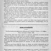 0167 - Page 163 - Instructions au public pour qu'il sache et puisse se défendre contre la tuberculose / Bibliothèque. Traité de pathologie chirurgicale spéciale, par le docteur F. Koenig... Paris, Lecrosnier et Babé, 1889 / Traité complet d'ophthalmologie, par L. de Wecker et L. Landolt... Maladies de l'orbite et des voies lacrymales, par de Wecker. - Paris, Lecrosnier et Babé, 1887