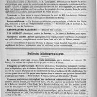 0196 - Page 192 - Courrier. La rage des chats en Angleterre / L'industrie laitière à l'exposition / Nécrologie [Defrance (d'Angers) / Lacaze (de l'Hillil) / Desage (du Châtelet-en-Berry)] / Bulletin bibliographique