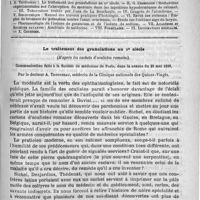 0221 - Page 217 - Comité de rédaction / Sommaire / Le traitement des granulations au IIe siècle (d'après les cachets d'oculistes romains). Communication faite à la Société de médecine de Paris, dans la séance du 25 mai 1889, par le docteur A. Trousseau...