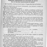 0223 - Page 219 - Le traitement des granulations au IIe siècle (d'après les cachets d'oculistes romains). Communication faite à la Société de médecine de Paris, dans la séance du 25 mai 1889, par le docteur A. Trousseau... / Recherches expérimentales sur l'absorption du mercure dans les injections hypodermiques de calomel. Par le docteur G. Cheminade...