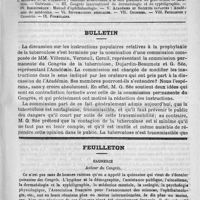 0245 - Page 241 - Comité de rédaction / Sommaire / Bulletin / Feuilleton. Causerie. Autour du Congrès