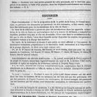0280 - Page 276 - Formulaire. Pommade contre la blépharite scrofuleuse. - De Saint-Germain et Valude / Courrier. Frais d'incinération / Agrandissements des services hospitaliers / La rage à Londres