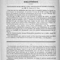 0324 - Page 320 - Association française pour l'avancement des sciences / Bibliothèque. Traité descriptif des maladies de la peau; symptomatologie et anatomie pathologique, par MM. H. Leloir et E. Vidal [H. Hallopeau] / Feuilleton. Causerie [Simplissime]