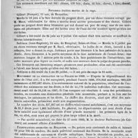 0351 - Page 347 - Courrier. Statistique de l'Institut Pasteur / Mouvement de la population de la France en 1888 / Falsifications observées en Hollande