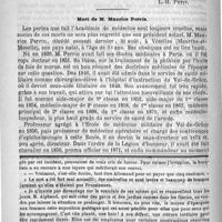 0356 - Page 352 - Bulletin. Des réquisitions de médecins pour faire des autopsies légales [L.- H. Petit] / Mort de M. Maurice Perrin / Feuilleton. Causerie. Question de cabinet. - Le cabinet Thiers. - Un drame de Claude Bernard. M. Pasteur et le conseil municipal d'Arbois