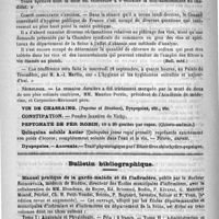 0364 - Page 360 - Courrier. Concours d'admissibilité aux emplois de médecin adjoint de la clinique nationale ophthalmologique annexée à l'hospice national des Quinze-Vingts, institué par arrêté ministériel du 22 juillet 1889 / Comité consultatif d'hygiène / Nécrologie [Maurice Perrin / Carpentier-Mericourt père] / Bulletin bibliographique. Manuel pratique de la garde-malade et de l'infirmière, publié par le docteur Bourneville...