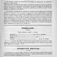 0399 - Page 395 - Académies et sociétés savantes. Académie de médecine. Séance du 10 septembre 1889 / Formulaire. Pate contre l'acné. - Isaac / Informations médicales / Épidémies