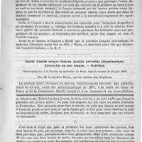 0407 - Page 403 - Bulletin. La tuberculose au congrès international de médecine vétérinaire / Calcul d'acide urique chez un malade autrefois albuminurique. Lithotritie en une séance. - Guérison. Observation lue à la société de médecine de Paris, dans la séance du 22 juin 1889, par M. le docteur Dubuc... / Feuilleton. De la bastille au cap nord (Notes et impressions d'un parisien en Norvège), par Maurice Springer (A suivre)
