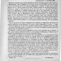 0421 - Page 417 - Correspondance / Kyste hématique de la région sous-maxillaire gauche ; ouverture ; drainage ; injections ; guérison