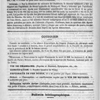 0472 - Page 468 - Informations médicales. Allemagne / Autriche / Courrier. Congrès de chirurgie / Nécrologie [J.-B. Martinelli (de Paris) / Hiriart (de Toulon) / Lalaune père (La Teste)] / Bulletin bibliographique