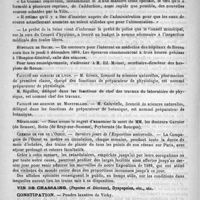 0508 - Page 504 - Courrier. Faculté de médecine de Paris / Hôpitaux de Rouen / Faculté des sciences de Lyon / Faculté des sciences de Montpellier / Nécrologie [Garnier (de Rennes) / Hette (de Bray-sur-Somme) / Peybernès (de Bourges)] / Chemins de fer de l'ouest