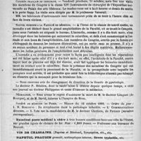 0532 - Page 528 - Courrier / Congrès français de chirurgie / Nouvel incendie à la faculté de médecine / Nécrologie [Longuet (de Bourges) / David] / Société de médecine de Paris