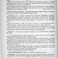 0568 - Page 564 - Courrier. École de santé militaire / École de médecine de Clermont / Enseignement libre / Cours d'accouchements / Nécrologie [Leidesdorf (de Wien) / Répin]