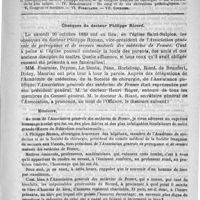 0617 - Page 613 - Comité de rédaction / Sommaire / Obsèques du docteur Philippe Ricord