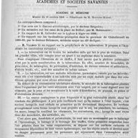 0635 - Page 631 - Bulletin. Valeur diagnostique de la tolérance des iodures dans la syphilis. Par le docteur J. William White... (A suivre) / Académies et sociétés savantes. Académie de médecine. Séance du 29 octobre 1889