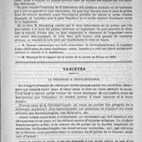 0637 - Page 633 - Académies et sociétés savantes. Académie de médecine. Séance du 29 octobre 1889 / Variétés. La chirurgie à Constantinople
