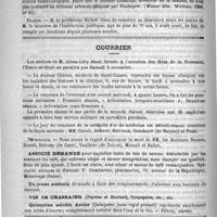 0640 - Page 636 - Informations médicales. Russie / France / Courrier / Nécrologie [Ducom / Erault / Delsuey (de Caen) / Vauthier (de Troyes) / Micault / Ballot] / Bulletin bibliographique