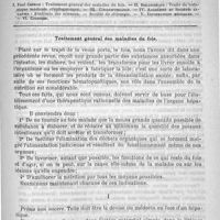 0681 - Page 673 - Comité de rédaction / Sommaire / Traitement général des maladies du foie