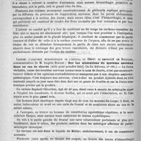 0696 - Page 688 - Revue des journaux. Journaux italiens. Institut royal de chirurgie de Rome. - Professeur Durante : Expériences sur l'hémostase et la résection du foie, par M. le docteur Bonnano... (In La Riforma, n° 189) / Cabinet d'anatomie microscopique de l'hôpital du Dépôt de mendicité de Bologne, communication de M. Angelo Ruffini : Sur les altérations du systèmes nerveux dans un cas de chorée (In La Riforma, n° 195)