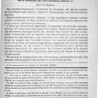 0709 - Page 701 - Bulletin [L.-H. Petit] / Sur le traitement des rétro-déviations utérines. Par L.-G. Richelot / Feuilleton. Causerie