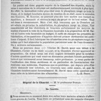 0754 - Page 746 - Bulletin. La prohibition du phosphore blanc dans la fabrication des allumettes [L.-H. Petit] / Hôpital de la Charité. - M. le professeur Potain. De l'aortite