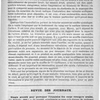 0759 - Page 751 - Bulletin. Hôpital de la Charité. - M. le professeur Potain. De l'aortite / Revue des journaux. Simple procédé pour provoquer l'expulsion des corps étrangers avalés (Le Praticien, 1889)