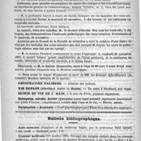 0764 - Page 756 - Courrier. L'année 1888-89 à l'Institut Pasteur / Nécrologie [Quesneville / Alfred Bécourt (de Zéralda) / Randon] / Bulletin bibliographique