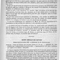 0773 - Page 765 - Académies et sociétés savantes. Académie de médecine. Séance du 26 novembre 1889 / Société médicale des hôpitaux. Séance du 22 novembre 1889