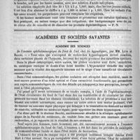 0796 - Page 788 - Revue des journaux. Du traitement local de la diphthérie par l'acide salicylique, par M. d'Espine (Rev. méd. Suisse Romande, IX, 1, et semaine médicale, 1889, 32) / Académies et sociétés savantes. Académie des sciences