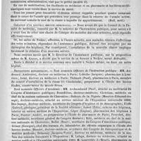 0815 - Page 803 - Courrier / Création d'un nouveau service chirurgical / Distinctions honorifiques / Exercice de la médecine