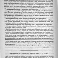 0826 - Page 814 - Revue trimestrielle d'obstétrique et de gynécologie. Documents pour servir à l'histoire de la grossesse extra-utérine, par le docteur A. Pinard... (Paris, Steinheil, et Annales de gynécologie, avril 1889) / Feuilleton. Causerie [Simplissime] / Traitement de l'hémoptysie tuberculeuse. - V. Widal